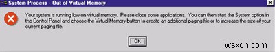 จะทำอย่างไรถ้า “Windows Virtual Memory Minimum Too Low” ปรากฏบนพีซีของคุณ