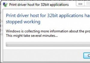 “โฮสต์ไดรเวอร์การพิมพ์สำหรับแอปพลิเคชัน 32 บิตหยุดทำงาน” แก้ไขข้อผิดพลาดใน Windows 7 