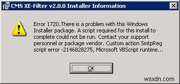 บทช่วยสอนการแก้ไขข้อผิดพลาดของ Windows 1720 