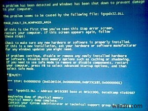 วิธีการป้องกันและรักษาข้อผิดพลาดหน้าจอสีน้ำเงิน igxpdx32.dll