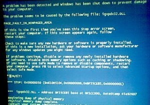 วิธีการป้องกันและรักษาข้อผิดพลาดหน้าจอสีน้ำเงิน igxpdx32.dll