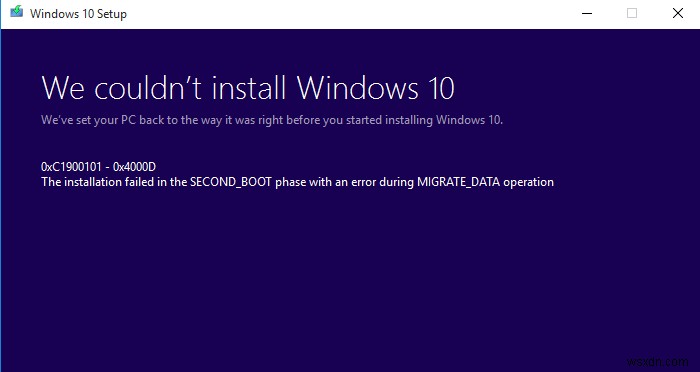 วิธีแก้ไขรหัสข้อผิดพลาดการอัปเดต Windows 10 0x8007042B – 0x4000D