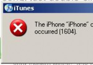 iPhone 1604 แก้ไขข้อผิดพลาด