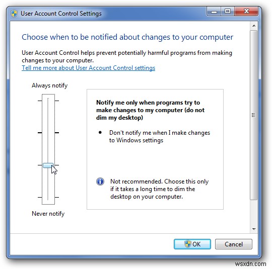 createprocess ล้มเหลว รหัส 740 Error Fix 