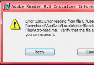 วิธีการแก้ไขข้อผิดพลาดของ Windows 1305