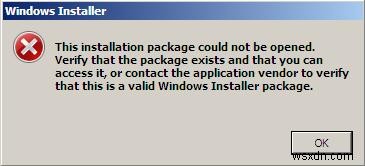 แก้ไขข้อผิดพลาดของตัวติดตั้ง Windows 