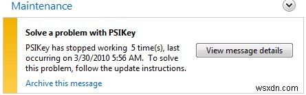 วิธีการซ่อมแซมข้อผิดพลาด PSIKey.dll