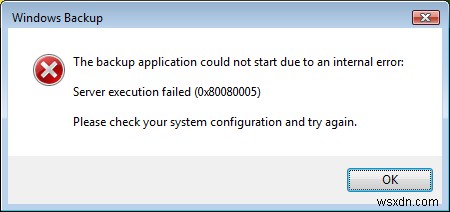 วิธีการซ่อมแซมข้อผิดพลาด 80080005 ใน Windows 7
