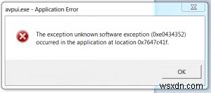 วิธีการแก้ไขข้อผิดพลาด Avpui.exe บน Windows 8