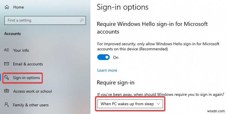 [แก้ไขแล้ว] แล็ปท็อปไม่ล็อกเมื่อปิดฝาใน Windows 10
