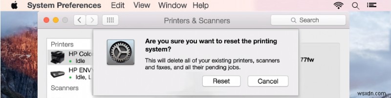 (แก้ไขแล้ว) สถานะเครื่องพิมพ์ HP ออฟไลน์ | ไม่ตอบสนอง (Mac)