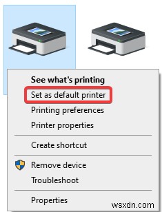 เครื่องพิมพ์เก็บการพิมพ์เอกสารในรูปแบบสีกลับด้าน
