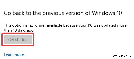 วิธีการย้อนกลับ Windows 11 เป็น Windows 10 – ปรับลดรุ่นเป็น Windows 10