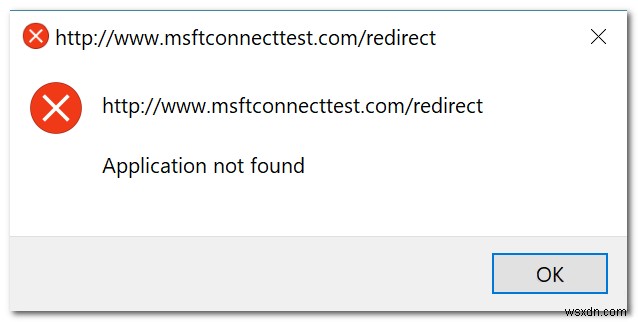 ข้อผิดพลาด  การเปลี่ยนเส้นทาง Msftconnect  เหตุใดจึงปรากฏขึ้นซ้ำแล้วซ้ำอีก