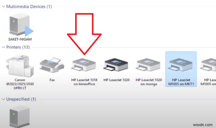 วิธีการเปลี่ยนเครื่องพิมพ์เป็นออนไลน์ใน Windows 10