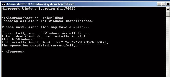 วิธีแก้ไขรหัสข้อผิดพลาดในการบูต Windows 10 0xc00000e