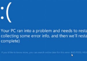 แก้ไขแล้ว:แก้ไข Bad_Pool_Header Windows 10