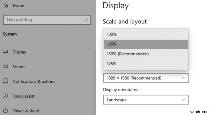 วิธีการเปลี่ยนขนาดของข้อความใน Windows 10