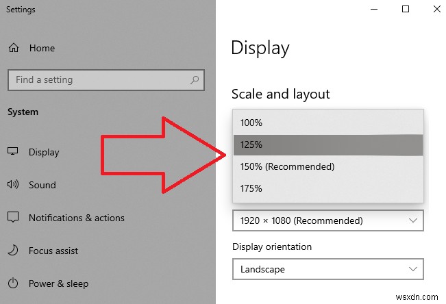 วิธีการเปลี่ยนขนาดของข้อความใน Windows 10