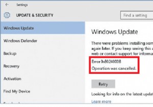 วิธีการแก้ไขข้อผิดพลาด Windows Update 0x8024000b บน Windows 10