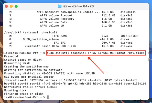 วิธีฟอร์แมตไดรฟ์ USB เป็น FAT32 บน Mac โดยไม่สูญเสียข้อมูล 