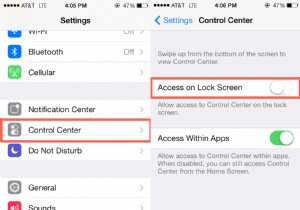 ให้เปิดศูนย์ควบคุมแทน Camera.app บนหน้าจอล็อคหรือไม่ นี่คือการแก้ไข 