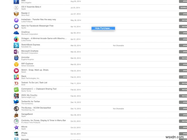 31 วันของเคล็ดลับ Mac OS X:ซ่อนการซื้อ Mac App Store ของคุณ