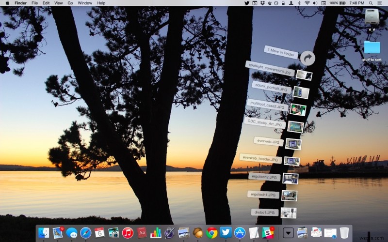 31 วันของเคล็ดลับ OS X:แสดงแท็กเป็นกองใน Dock