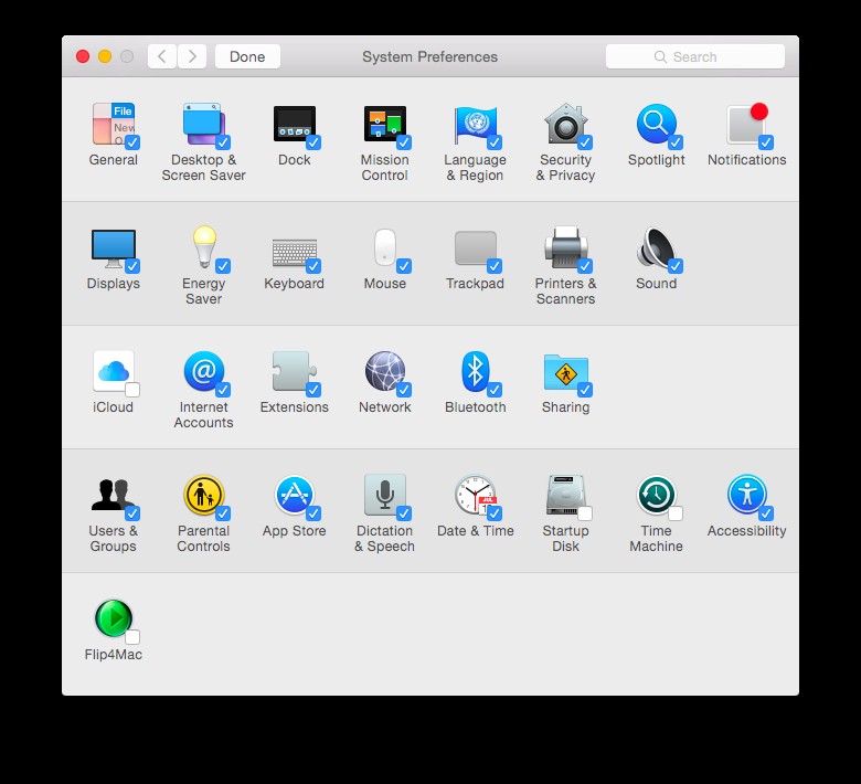 เคล็ดลับ 31 วันของ OS X:ซ่อนบานหน้าต่างการตั้งค่าจากมุมมองในการตั้งค่าระบบ 