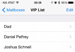 30 วันของเคล็ดลับ iOS:ตั้งค่า VIP ในเมล