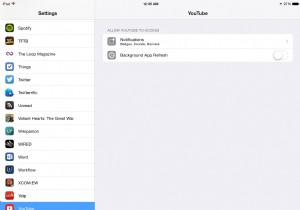 เคล็ดลับ iOS 30 วัน:ปิดใช้งานการรีเฟรชแอปพื้นหลัง