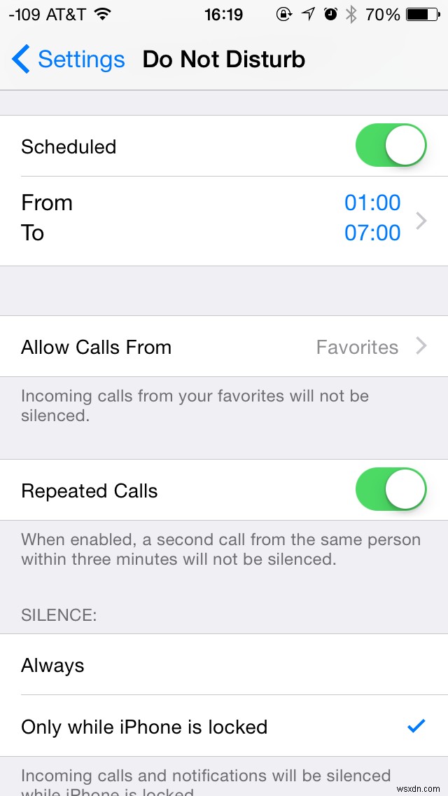 30 วันของเคล็ดลับ iOS:กำหนดเวลาอย่ารบกวนและรับความสงบ