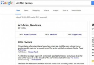 เคล็ดลับวันอังคาร:รับข้อความที่ตัดตอนมาจากบทวิจารณ์ในภาพยนตร์เรื่องถัดไปของคุณโดย Google Search