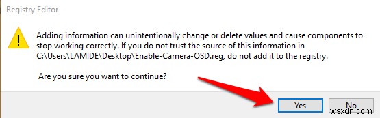 วิธีการเปิด/ปิดการแจ้งเตือน OSD ของเว็บแคมใน Windows 10