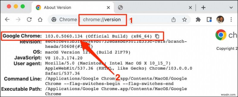 ฉันมี Google Chrome เวอร์ชันใด