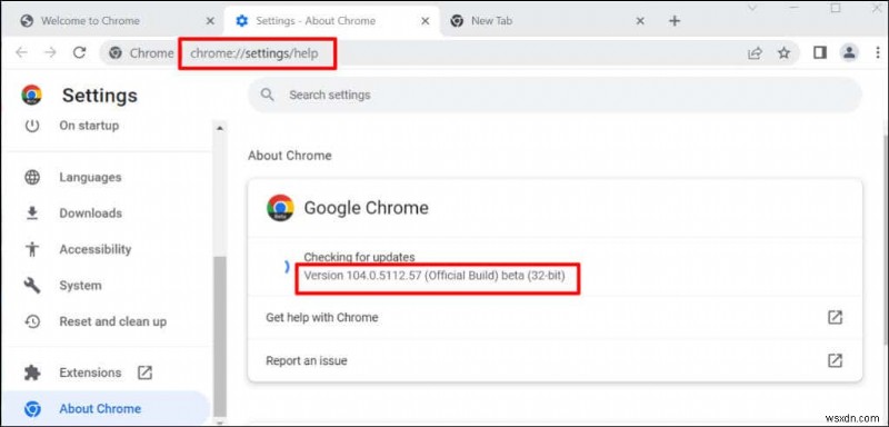 ฉันมี Google Chrome เวอร์ชันใด