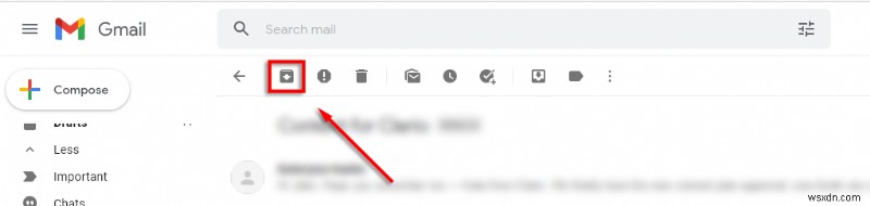 วิธีการทำงานของที่เก็บถาวรใน Gmail