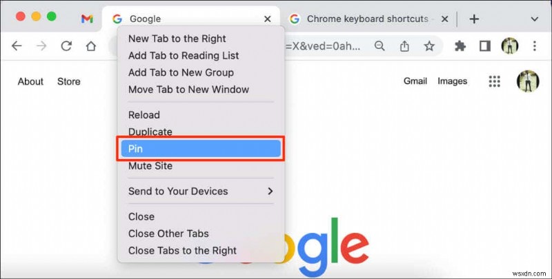วิธีการตรึงแท็บใน Google Chrome