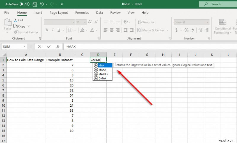 วิธีค้นหาและคำนวณช่วงใน Excel