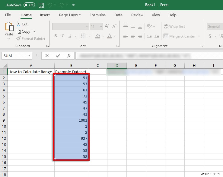 วิธีค้นหาและคำนวณช่วงใน Excel