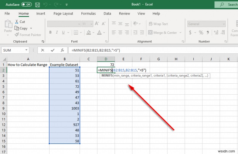 วิธีค้นหาและคำนวณช่วงใน Excel