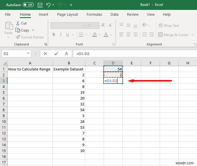 วิธีค้นหาและคำนวณช่วงใน Excel