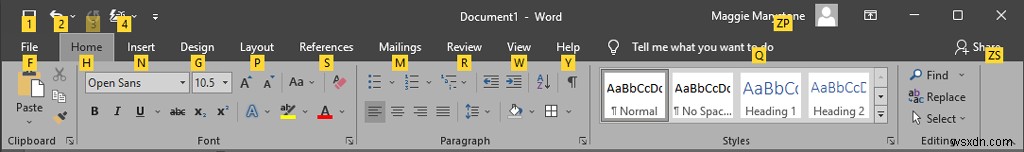 30+ แป้นพิมพ์ลัด Microsoft Word ที่ดีที่สุด