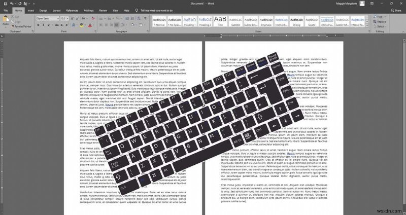 30+ แป้นพิมพ์ลัด Microsoft Word ที่ดีที่สุด