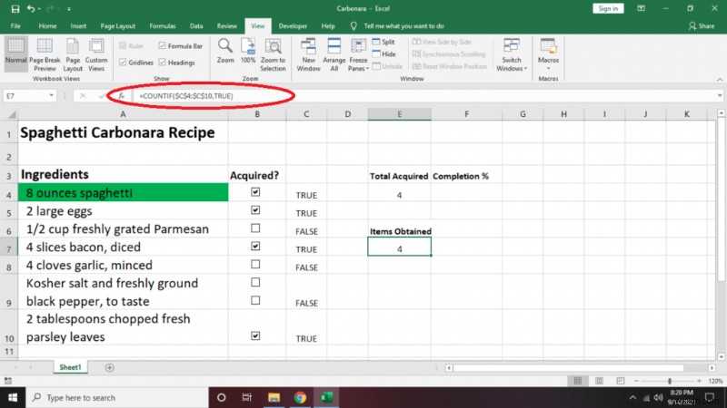 วิธีการสร้างรายการตรวจสอบใน Excel