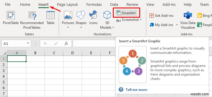 วิธีการสร้างผังงานใน Word และ Excel