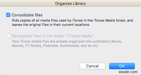 วิธีตั้งค่าคลัง iTunes บนฮาร์ดไดรฟ์ภายนอกหรือ NAS 