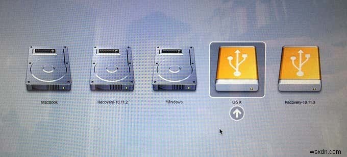 ติดตั้ง บูต และเรียกใช้ Mac OS X จากฮาร์ดไดรฟ์ภายนอก 