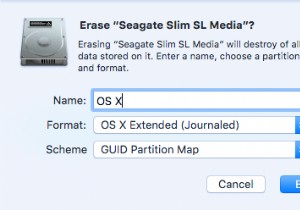 ติดตั้ง บูต และเรียกใช้ Mac OS X จากฮาร์ดไดรฟ์ภายนอก 