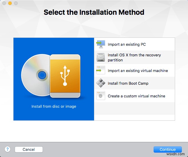 วิธีการติดตั้ง Mac OS X โดยใช้ VMware Fusion 